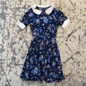 Custom Floral 50’s/60’s Vintage Style Dress Dance Costume